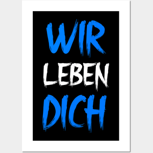 Wir Leben Dich BWB Posters and Art